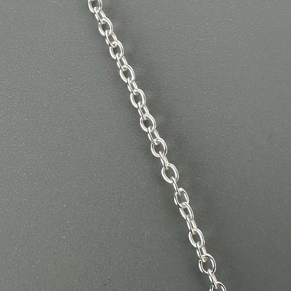 Sterling Silver CZ Heart Necklace - Picture 9 of 11